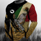 Fashion Mexican Flag T-Shirts Mexico 3D Print Men Woman Long Sleeve T Shirt Streetwear Oversized Harajuku Kids Tees Top Clothing - Clothesfassion.store