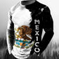 Fashion Mexican Flag T-Shirts Mexico 3D Print Men Woman Long Sleeve T Shirt Streetwear Oversized Harajuku Kids Tees Top Clothing - Clothesfassion.store