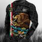 Fashion Mexican Flag T-Shirts Mexico 3D Print Men Woman Long Sleeve T Shirt Streetwear Oversized Harajuku Kids Tees Top Clothing - Clothesfassion.store