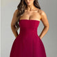 Fashion Tube Dress Summer Solid Color Sasual Backless Slim Short Dresses Party Womens Clothing - Clothesfassion.store
