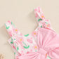 Girls Heart Print Flare Pants with Bowknot Detail Valentine s Day Outfit for Casual Daily Wear and Playful Style - Clothesfassion.store