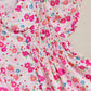 Girls Sleeveless Floral Print Dress Round Neck A - line Summer Dress with Ruffle Hem Casual Party Dress for Kids - Clothesfassion.store