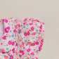 Girls Sleeveless Floral Print Dress Round Neck A - line Summer Dress with Ruffle Hem Casual Party Dress for Kids - Clothesfassion.store