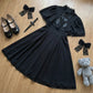 Gothic Y2K Summer Slim Lace Dress Women High Street Vintage Bow Thin Black Dresses Female Fashion Design 2026 Solid Outfits - Clothesfassion.store