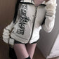 Harajuku Y2k Gothic Hooded Coat Women 2025 Autumn New Casual All - match Jackets Subcultural Japanese Black Tops Mujer Sweatshirt - Clothesfassion.store