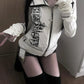 Harajuku Y2k Gothic Hooded Coat Women 2025 Autumn New Casual All - match Jackets Subcultural Japanese Black Tops Mujer Sweatshirt - Clothesfassion.store