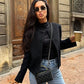 HH Spring Coat Woman Fashion Solid Crew - Neck Long Sleeve Button Single Breasted Coat Female Fashion Chic Tops 4 Color Jacket - Clothesfassion.store