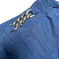 High Waist Solid Color Wide Leg Pants Summer Chic Loose Elegant Metal Flared Pant Office Ladies Straight Holiday Women Trousers - Clothesfassion.store