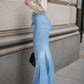 High Waisted Flared Jeans - Women’s Flared Jeans Elastic Wide Leg Jeans, High Waisted Design, Showcasing Perfect Curves. High Quality Fabrics Are Soft, Breathable, And Elastic, Making Them The Bes - Clothesfassion.store