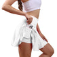 High Waisted Womens Tennis Skirt Shortswith Pockets - Clothesfassion.store
