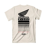 Honda Men's and Women's T-shirt Summer Trendy Brand Tee Honda Offset Short - sleeved Spring and Autumn Motorcycle Cycling Top - Clothesfassion.store
