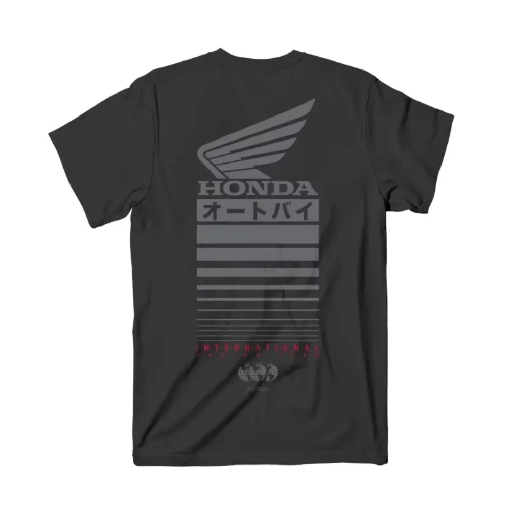 Honda Men's and Women's T-shirt Summer Trendy Brand Tee Honda Offset Short - sleeved Spring and Autumn Motorcycle Cycling Top - Clothesfassion.store