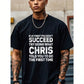 IF AT FIRST YOU DON'T SUCCEED TRY DOING WHAT Crew Neck Casual T-Shirt Men's T-Shirts Black - Clothesfassion.store