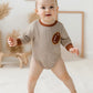 Infant Boys Fall Sweatshirt with Long Sleeves Crewneck Rugby Embroidery and Striped Design for Autumn - Clothesfassion.store
