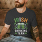 Irish Drinking Team T-shirts for Men St. Patrick's Day Beer Tee Funny Men's St. Patricks Day Shirt Short Sleeve Round Neck Top - Clothesfassion.store