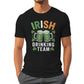 Irish Drinking Team T-shirts for Men St. Patrick's Day Beer Tee Funny Men's St. Patricks Day Shirt Short Sleeve Round Neck Top - Clothesfassion.store