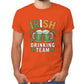 Irish Drinking Team T-shirts for Men St. Patrick's Day Beer Tee Funny Men's St. Patricks Day Shirt Short Sleeve Round Neck Top - Clothesfassion.store