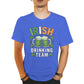 Irish Drinking Team T-shirts for Men St. Patrick's Day Beer Tee Funny Men's St. Patricks Day Shirt Short Sleeve Round Neck Top - Clothesfassion.store