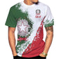Italy Flag T-Shirts Italian National Emblem Printed Round Neck Short Sleeves Tee Shirts Men Women Kids Clothes Streetwear Tees - Clothesfassion.store