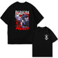 Japan Anime Berserk T-Shirt Guts Print Graphic Tee Men's 90s Summer Short Sleeve Casual Manga Dark Fantasy Black Swordsman Style - Clothesfassion.store
