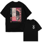 Japan Anime Berserk T-Shirt Guts Print Graphic Tee Men's 90s Summer Short Sleeve Casual Manga Dark Fantasy Black Swordsman Style - Clothesfassion.store