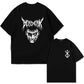 Japan Anime Berserk T-Shirt Guts Print Graphic Tee Men's 90s Summer Short Sleeve Casual Manga Dark Fantasy Black Swordsman Style - Clothesfassion.store