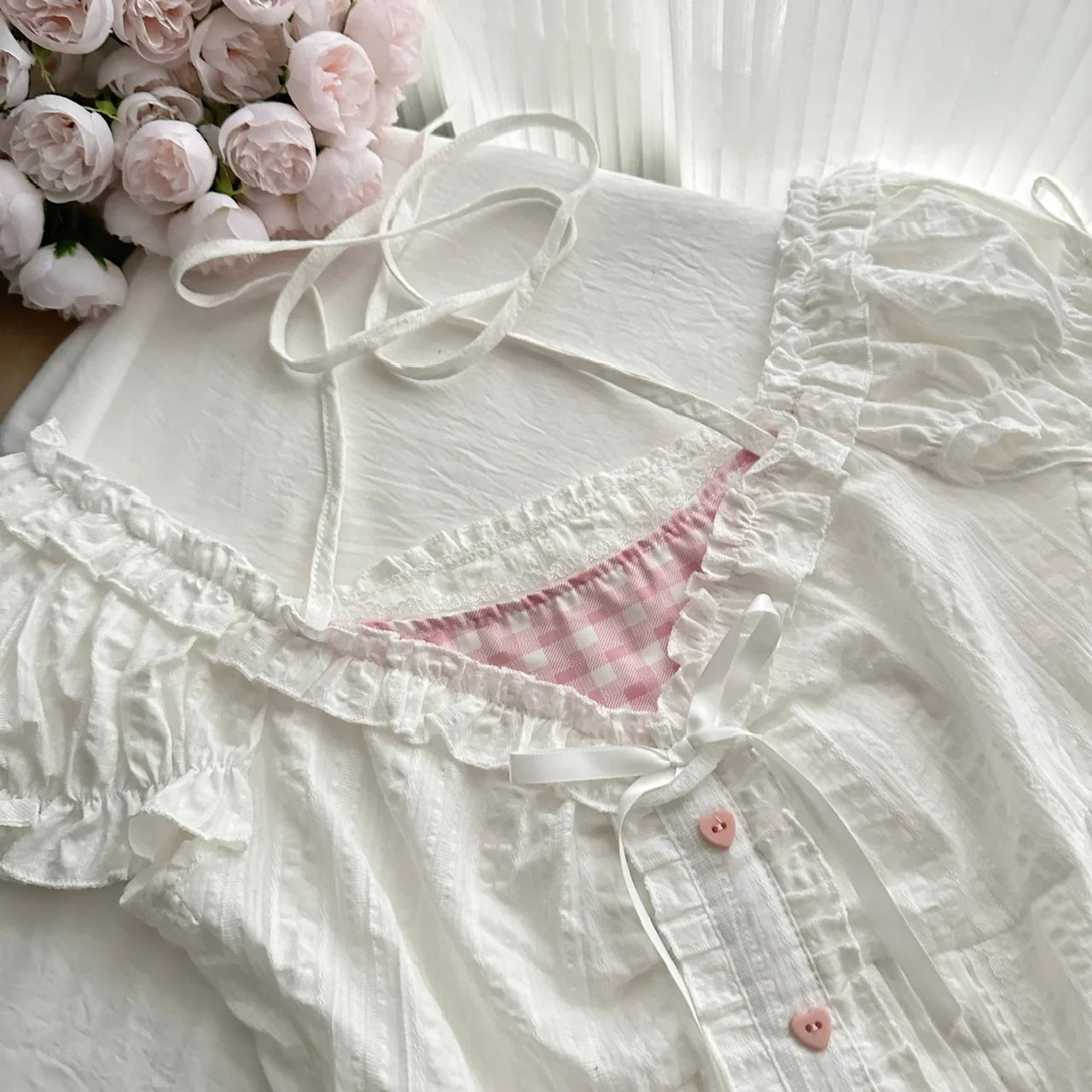 Japanese Kawaii Lolita Elegant 2 Piece Sets Women Pink Y2k Bow Design Mini Skirt Suit Female Princess Sweet Chic Outfits Summer - Clothesfassion.store