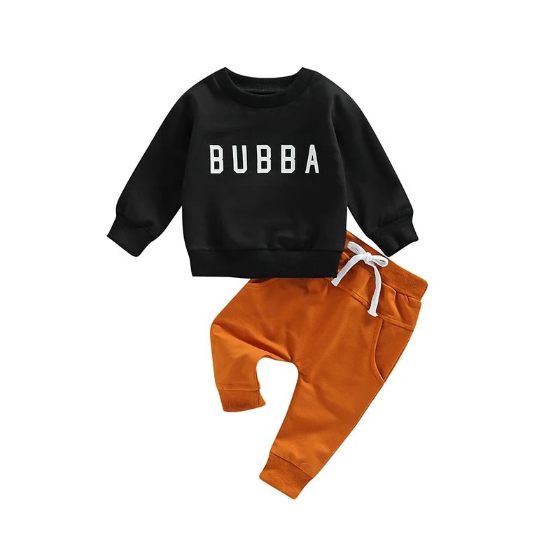 Kids Boys Girls Hooded Sweatshirt and Jogger Pants Set Long Sleeve Pullover Top Elastic Waistband Bottoms for Casual Wear - Clothesfassion.store