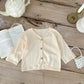 Korean Cardigan Toddler Tops Kids Solid Coat Infant Lightweight Casual Outerwear Boys Girls Button Down Summer Jacket Baby Coat - Clothesfassion.store