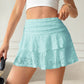 Lace Camisole With Layered Ruffle Skirt - Clothesfassion.store