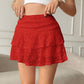 Lace Camisole With Layered Ruffle Skirt - Clothesfassion.store