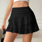 Lace Camisole With Layered Ruffle Skirt - Clothesfassion.store