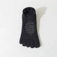 Ladies Breathable Yoga Socks with Grips Non - Slip Five Finger Pilates Socks for Women Backless Ballet Dance Fitness Toe Socks - Clothesfassion.store