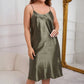 Large Size 5XL Female Nightgown Sexy Spaghetti Strap Nightdress Lingerie Summer New Satin Chemise Sleepwear Rayon Home Wear - Clothesfassion.store