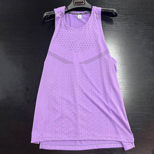 Men Gym Vest Breathable Mesh track and field Summer Cool Beach Travel Undershirt Basketball Training Fashion Running Tanks Top - Clothesfassion.store
