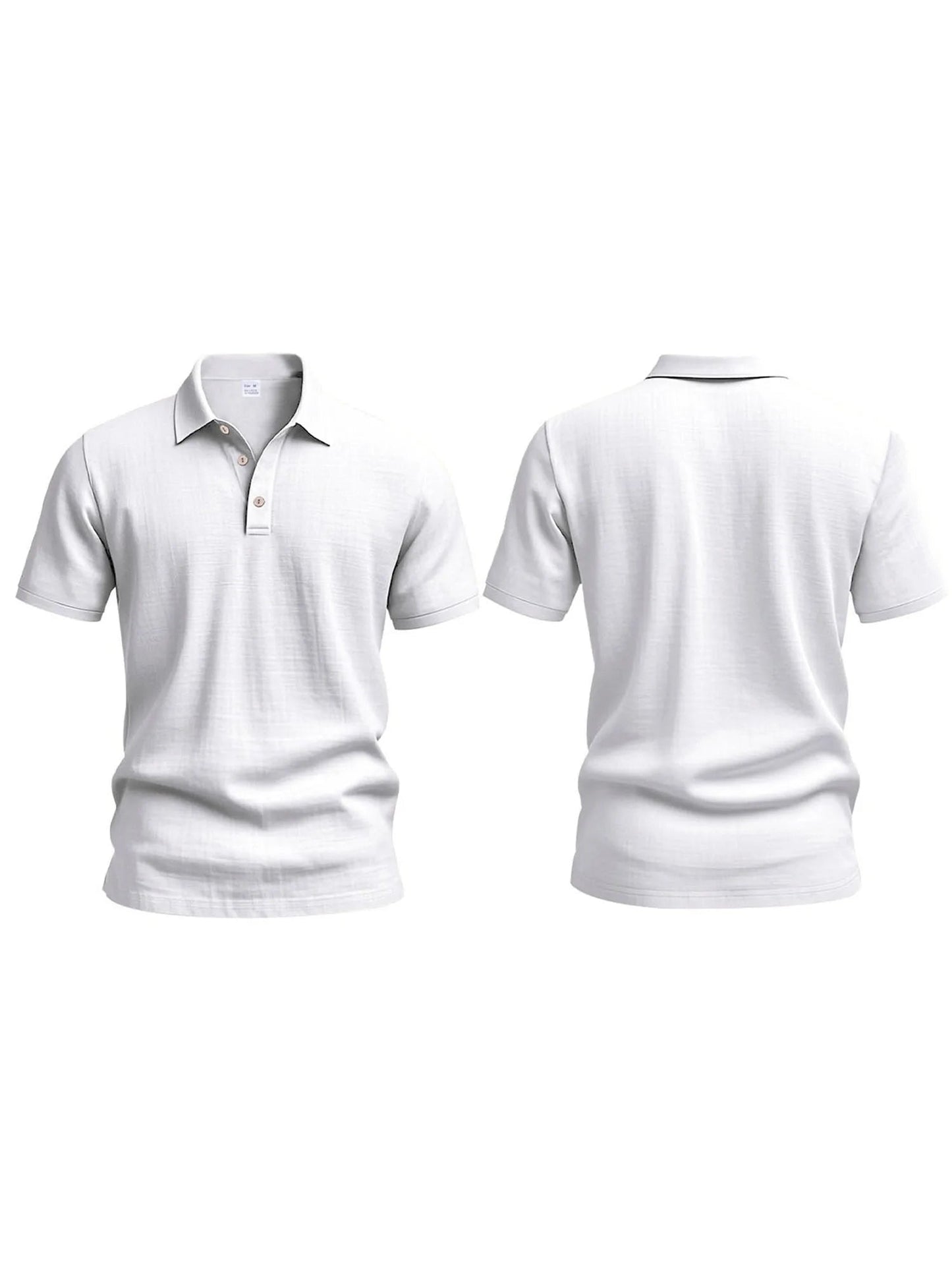 Men s Casual Short Sleeve Linen Shirt with Lapel Collar and Button Detail - Lightweight Summer Top for a Stylish Look - Clothesfassion.store