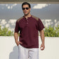Men s Lightweight V - Neck T-Shirt Breathable Fit Short Sleeve Casual Tee Soft Stretchy Summer Tops with Pocket - Clothesfassion.store