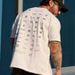 Mens 100 Percent Cotton Crew Neck Printed Tshirt Soft Breathable Short Sleeve Tee With Unique Pattern Casual Comfortable Daily W - Clothesfassion.store