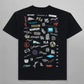 Mens 100 Percent Cotton Crew Neck Printed Tshirt Soft Breathable Short Sleeve Tee With Unique Pattern Casual Comfortable Daily W - Clothesfassion.store