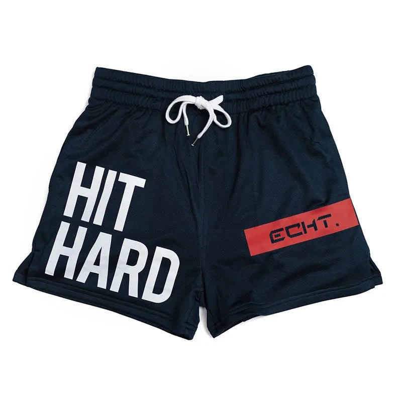 Mens Fashion Shorts Workout Beach Fitness Gym Shorts Men Street Wear Elastic Waist Quick Dry Breathable - Clothesfassion.store