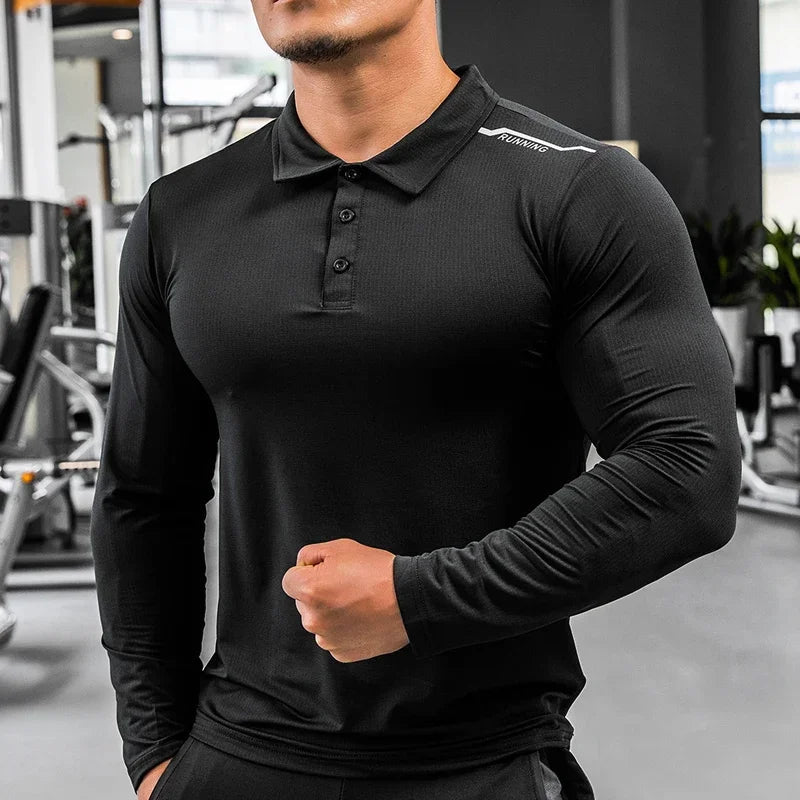 Mens Gym Compression Shirt Male Rashgard Fitness Long Sleeves Running Clothes Homme T Shirt Football Jersey Sportswear Dry Fit - Clothesfassion.store