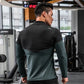 Mens Gym Compression Shirt Male Rashgard Fitness Long Sleeves Running Clothes Homme T Shirt Football Jersey Sportswear Dry Fit - Clothesfassion.store