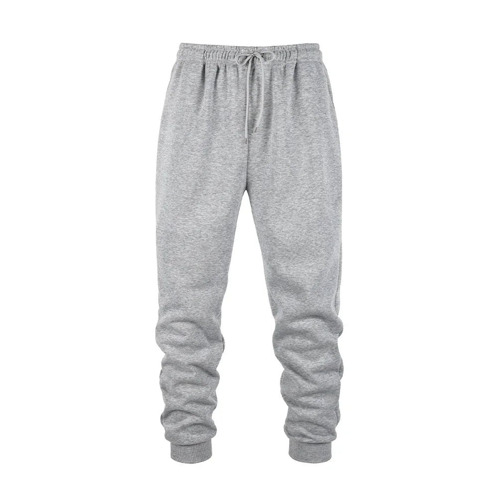Mens Gym - Ready Jogging Pants Solid Color Sweatpants Ideal for Autumn and Winter Workouts - Clothesfassion.store