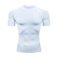 Men's Gym Training T Shirt, Outdoor, Jogging, Running Sportswear, Tight, Stretchy, Breathable Compression Top, Summer - Clothesfassion.store