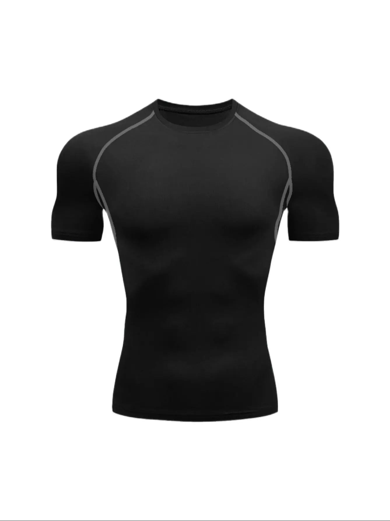 Men's Gym Training T Shirt, Outdoor, Jogging, Running Sportswear, Tight, Stretchy, Breathable Compression Top, Summer - Clothesfassion.store