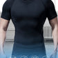 Men's Gym Training T Shirt, Outdoor, Jogging, Running Sportswear, Tight, Stretchy, Breathable Compression Top, Summer - Clothesfassion.store