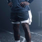 Mens Gyms Fitness 2 in 1 Quick Dry Shorts Summer Running Bodybuilding Jogging Casual Short Pants Workout Male Basketball Bottoms - Clothesfassion.store