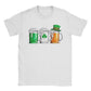 Men's Irish Beer Ireland Flag Saint Patricks Day T Shirts St Patricks Day Cotton Clothing Short Sleeve O Neck Tees T-Shirt - Clothesfassion.store