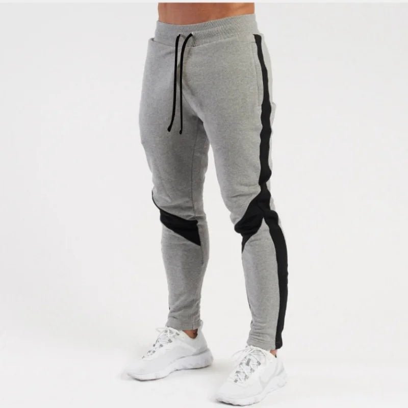Mens Joggers Casual Pants Fitness Men Sportswear Tracksuit Bottoms Skinny Sweatpants Trousers Black Gyms Jogger Track Pants - Clothesfassion.store