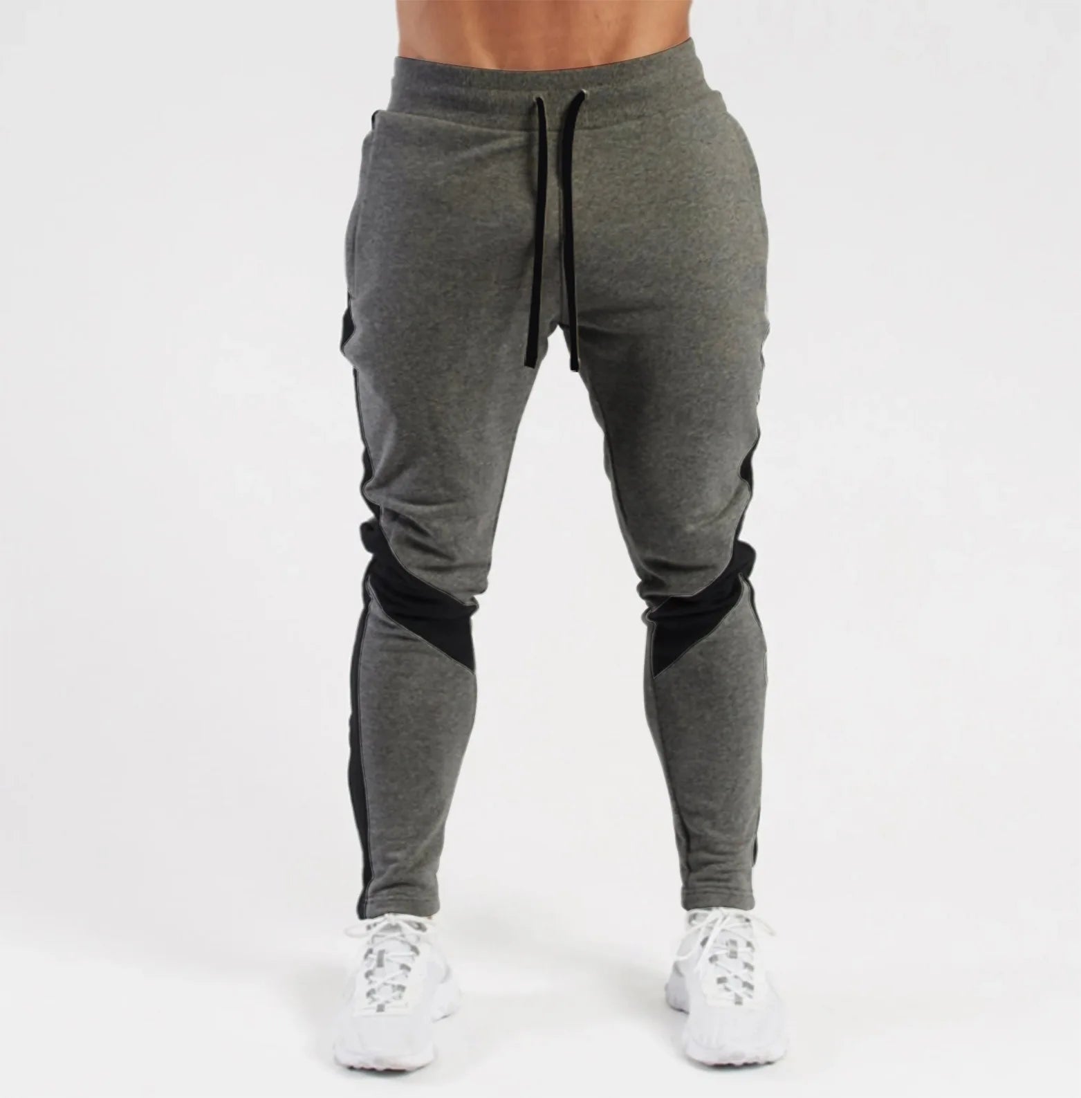 Mens Joggers Casual Pants Fitness Men Sportswear Tracksuit Bottoms Skinny Sweatpants Trousers Black Gyms Jogger Track Pants - Clothesfassion.store